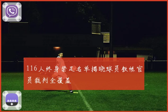 116人终身禁足名单揭晓球员教练官员裁判全覆盖