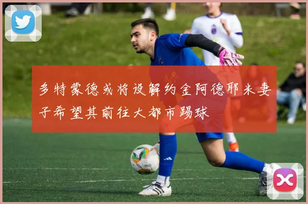 多特蒙德或将设解约金阿德耶米妻子希望其前往大都市踢球